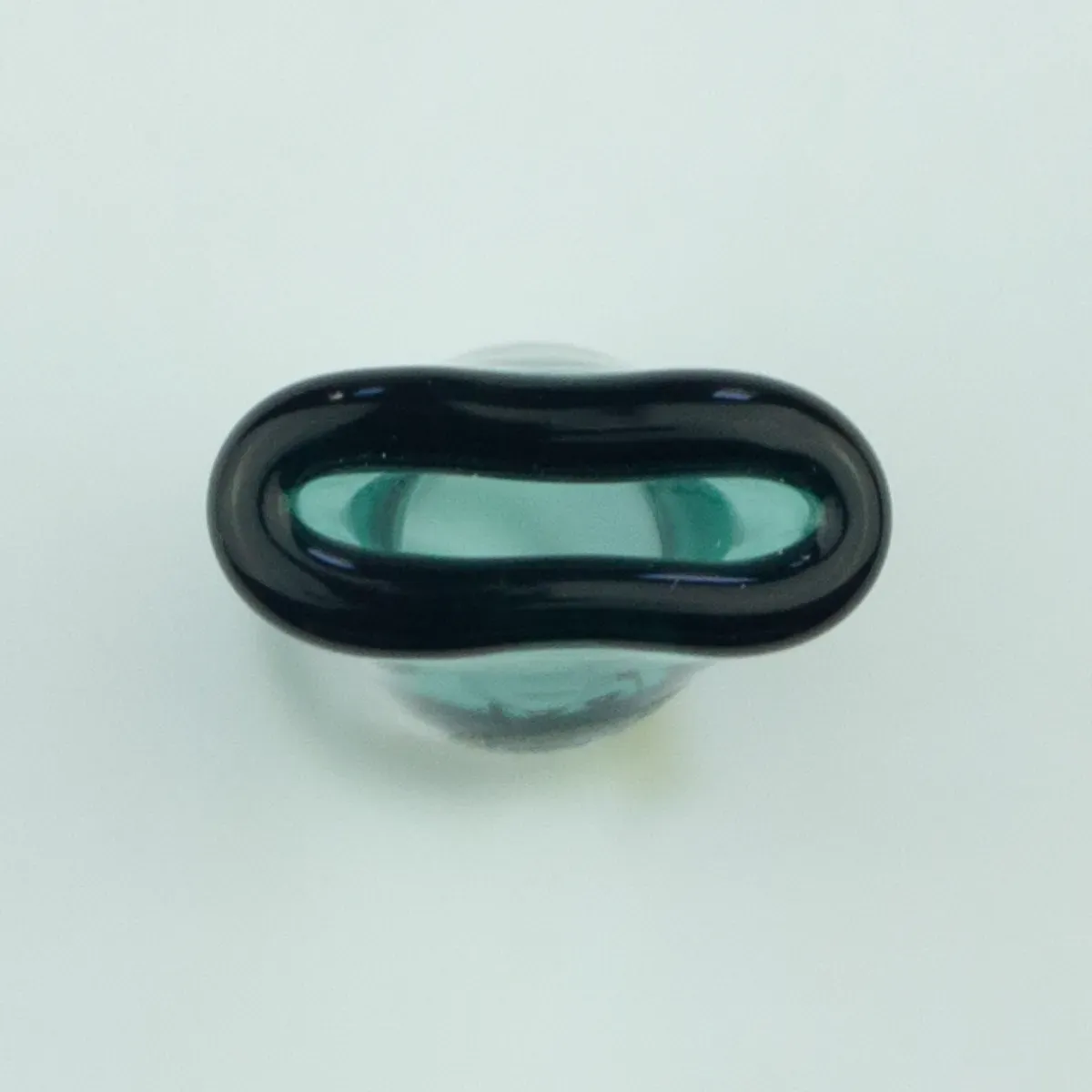 Mini imagen del tercio superior del producto Standard chafado italiano Turquesa semi-transparente de la serie Standard Series de Boropuff